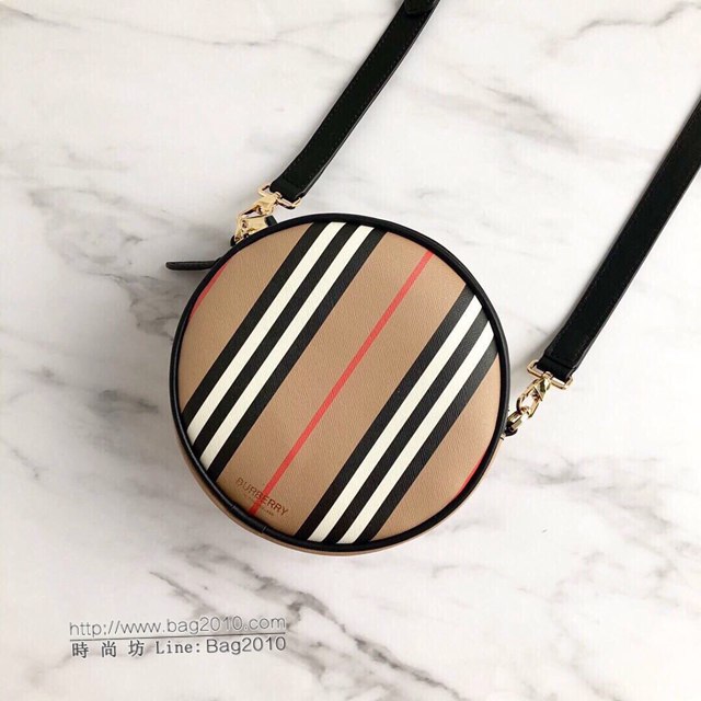Burberry專櫃新款女包 巴寶莉Louise路易絲包圓形單肩包斜挎包  db1064